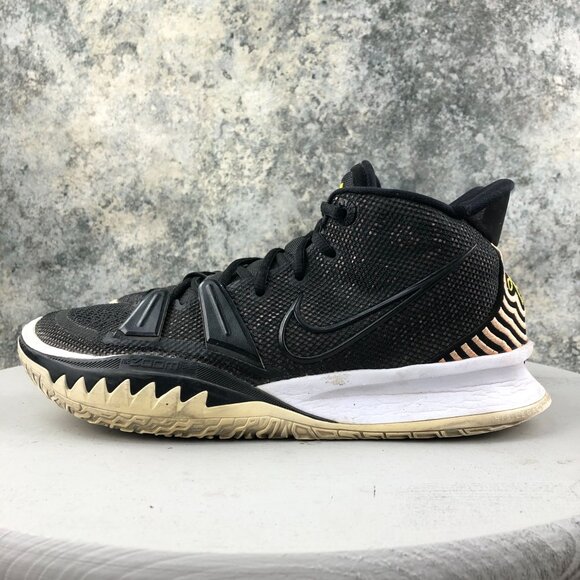 Nike Men's Size 8.5 Kyrie Irving 7 Ripple Effect Black Basketball Shoes CQ9326-0 - Picture 7 of 15
